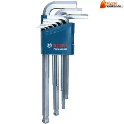 Bosch Alyan Anahtar Takımı Hex 9 Parça (1,5-10mm)